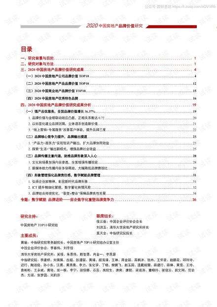 中国房地产TOP10研究组 2020中国房地产品牌价值研究报告 2020.9 45页精品报告2020.pdf